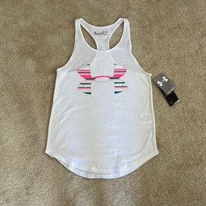 White Under Armour Tank Top
